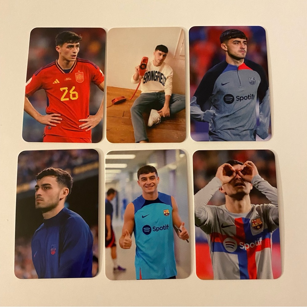 Pedri photocard set 2x3 inches